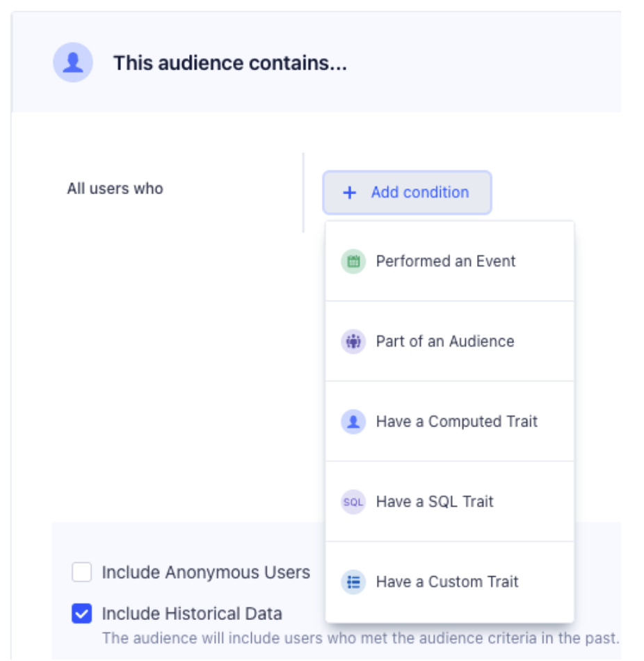 How to add events and traits to create an Audience in Twilio Engage