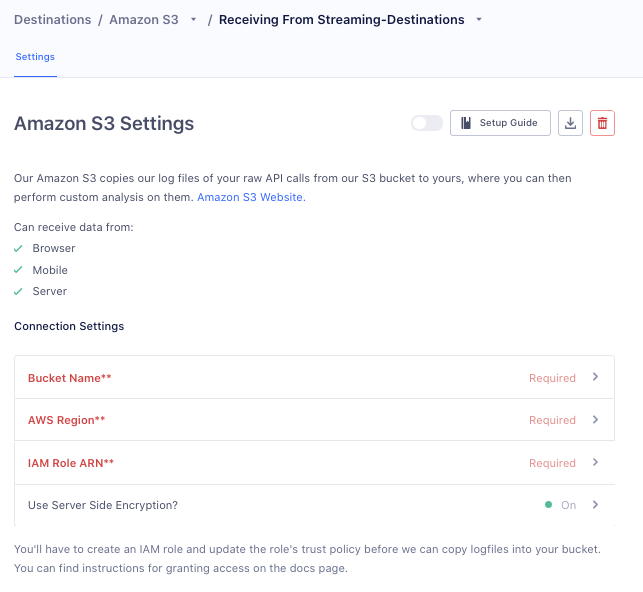 amazon-s3-settings