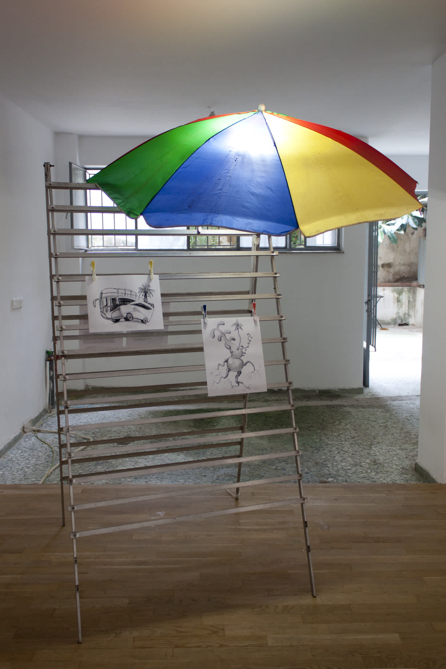 Installation view of Architecture of Mobility
