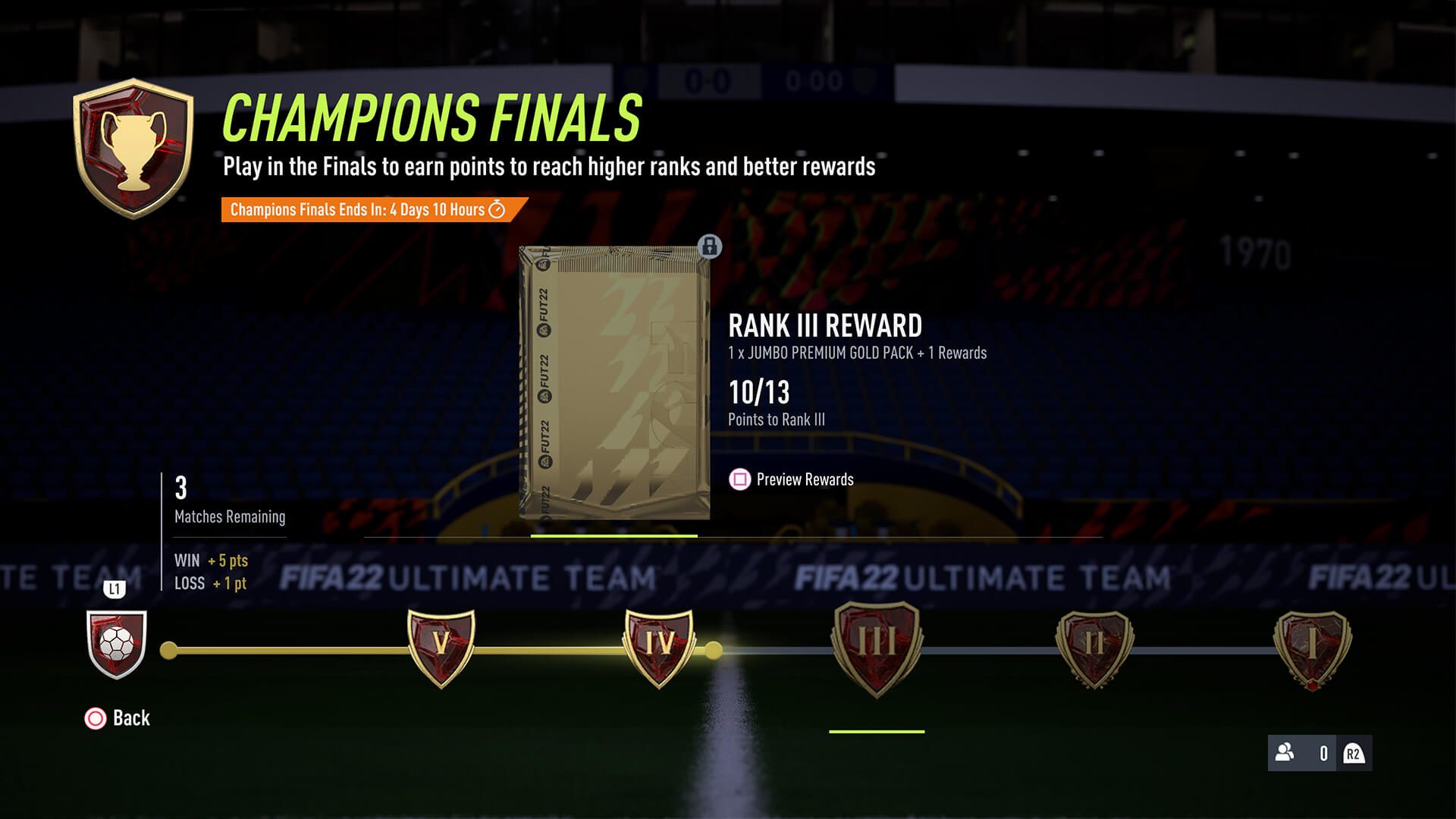 FUT Draft Rewards for FIFA 22 Online and Single Player Modes