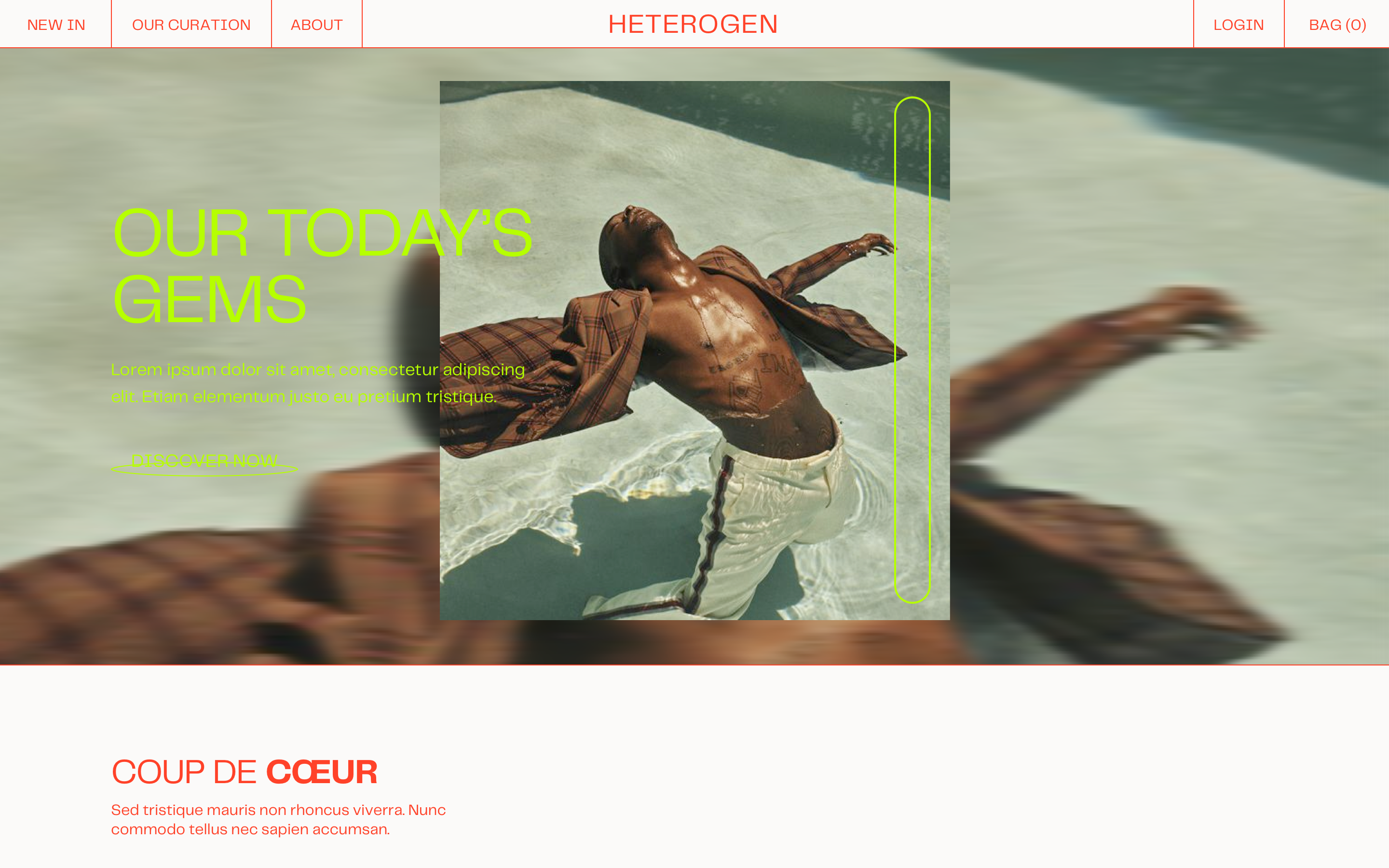 Heterogen Homepage Screenshot