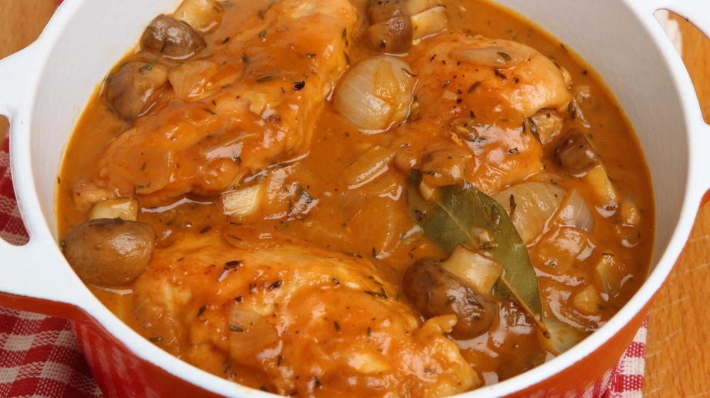 Super speedy chicken chasseur Lorraine