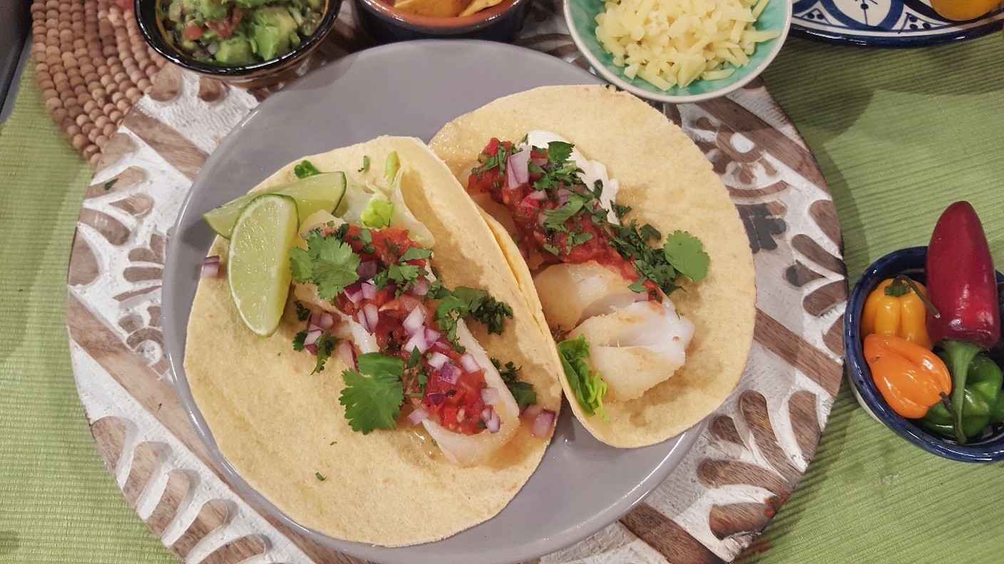 Tommi's tasty fish tacos Lorraine