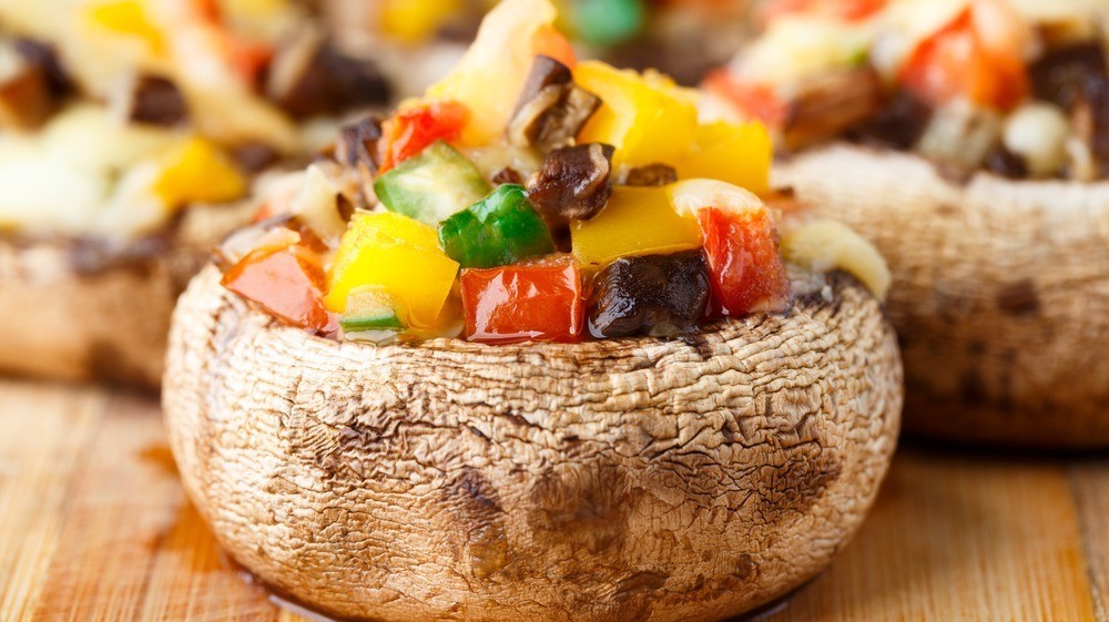 Stuffed Mushrooms With Lemon Couscous Lorraine