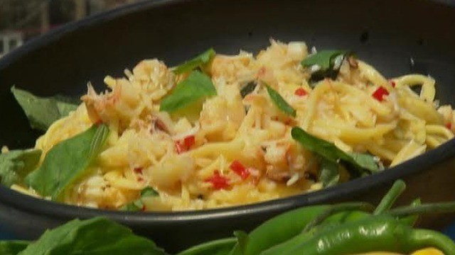 Crab linguine with basil, lemon and chilli | Lorraine