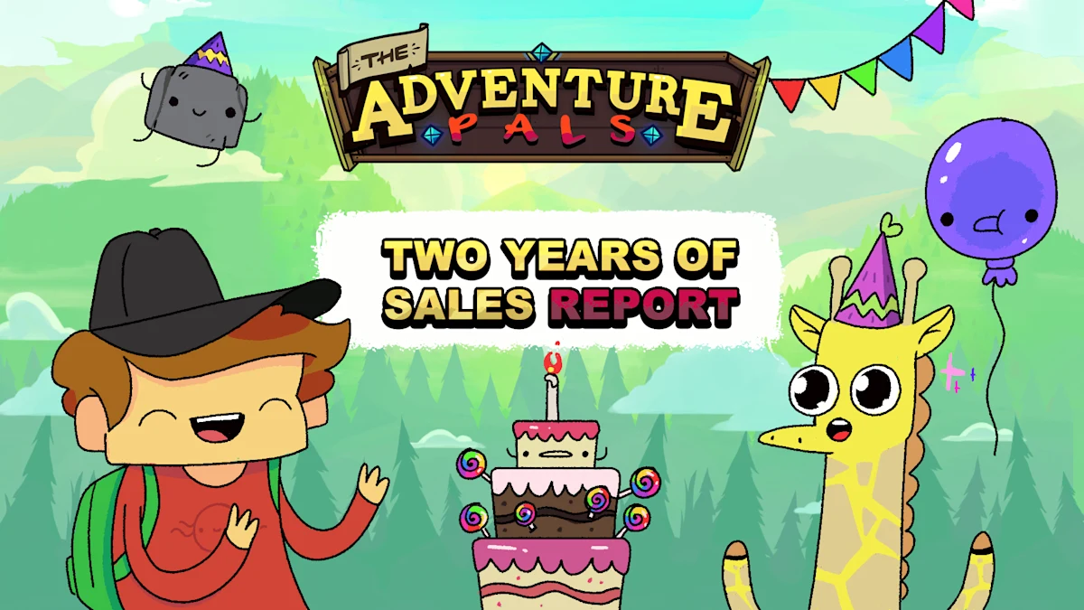 The Adventure Pals - Two years of sales report