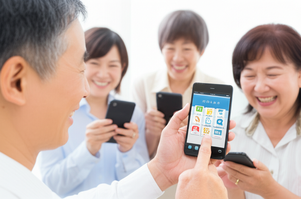 シニア向けらくらくスマホ教室で一番人気！LINEとPayPayを徹底活用