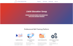 Litchi Education Group official website goes live.