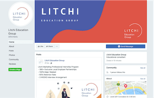 Litchi Education Group official Facebook page created.