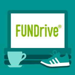 'Fundraising success is just a click away with the updated FUNDrive® dashboard. ' Image