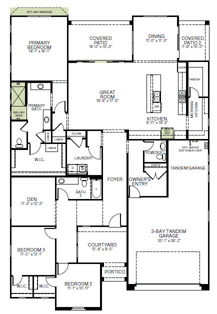 Legends at Thunderbird_Goldfinch_Lot 177_Floor Plan