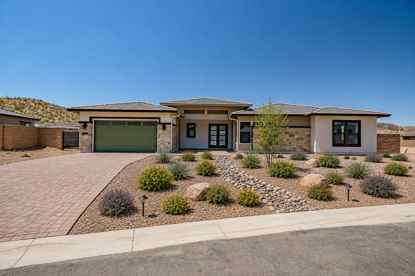 Disclaimer: landscaping was virtually staged - original image in gallery