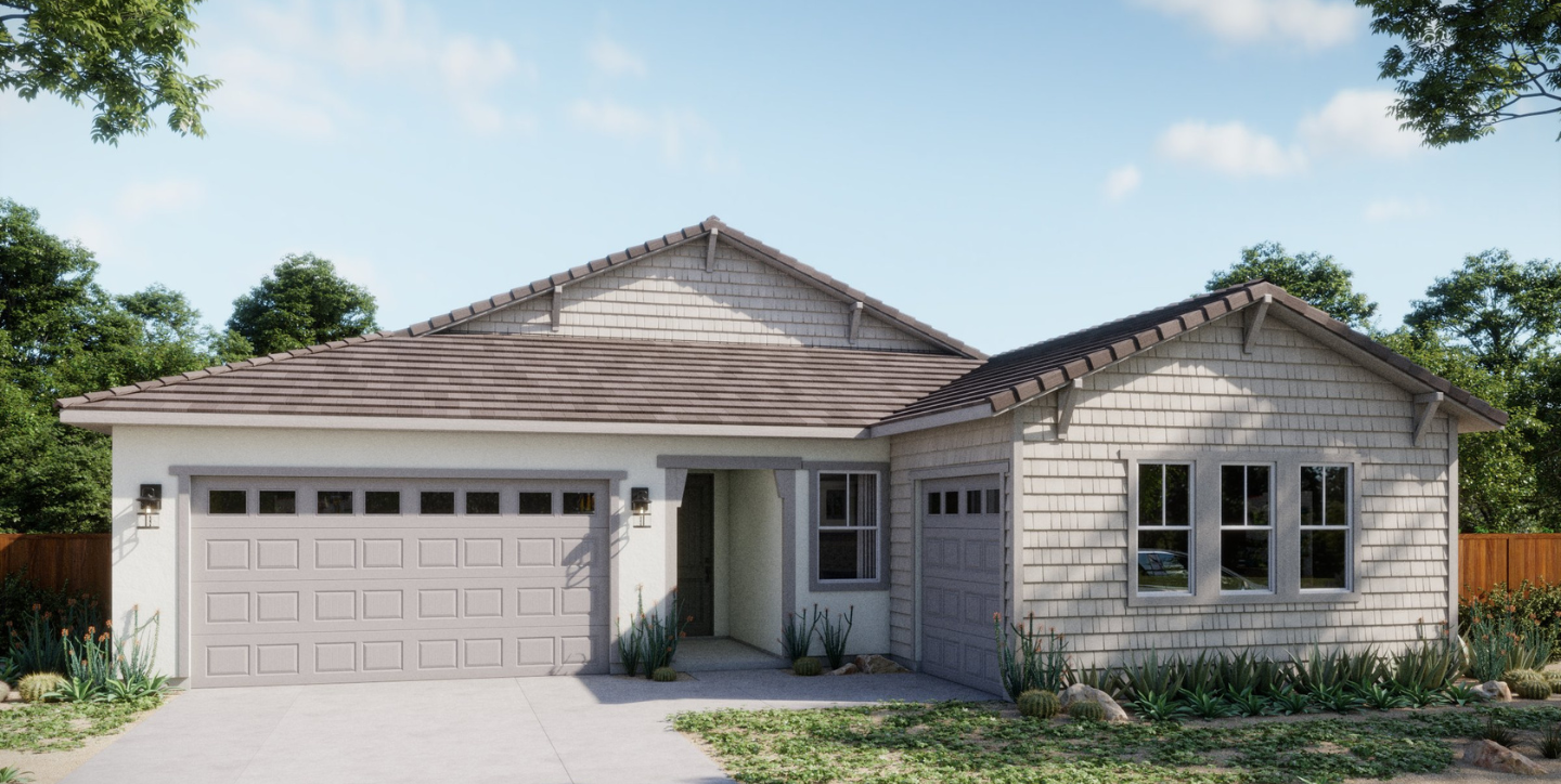 Cascade Landing at Silverwood - Summit Plan 2B - Bungalow Exterior Rendering Hero