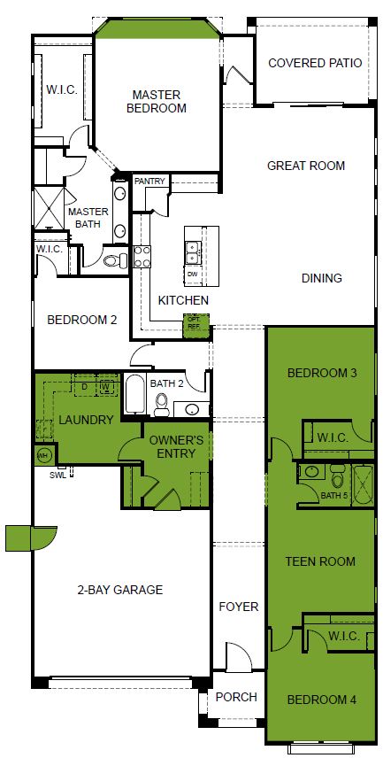 Enchantment at Eastmark Lot 66 Floor Plan