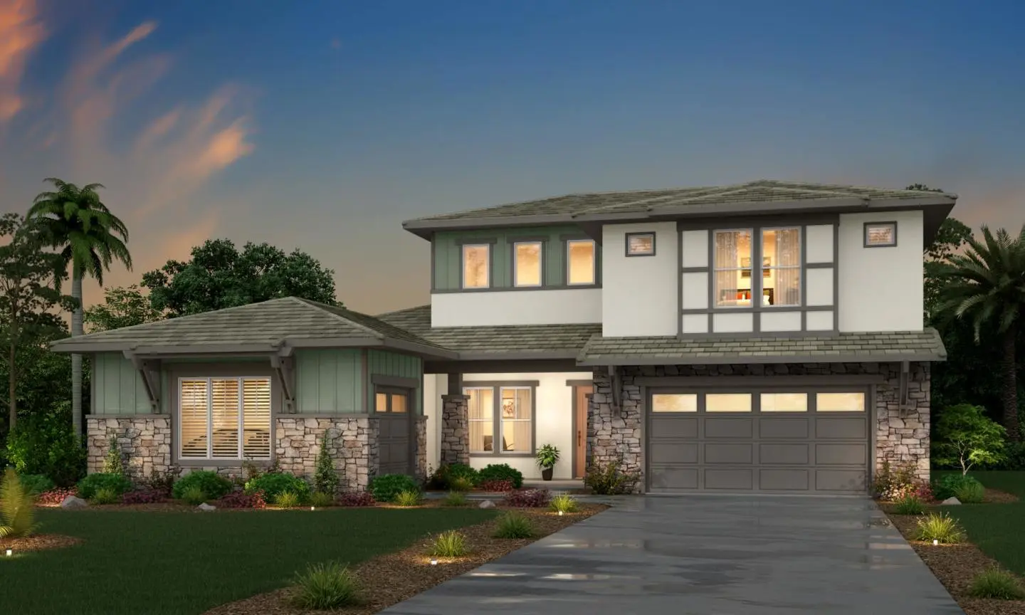 The Evergreen In Canyon Ridge At The Preserve By Woodside Homes