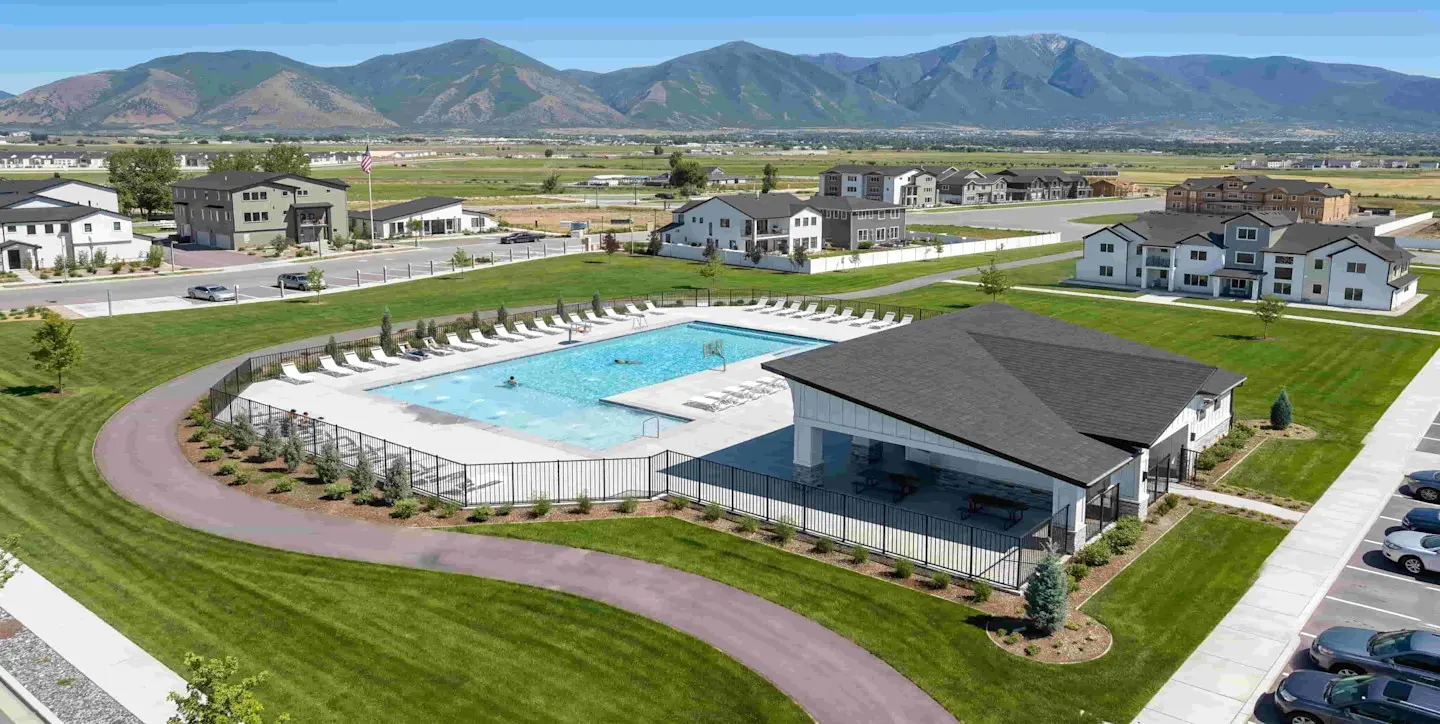 Harmony Place Pool Aerial