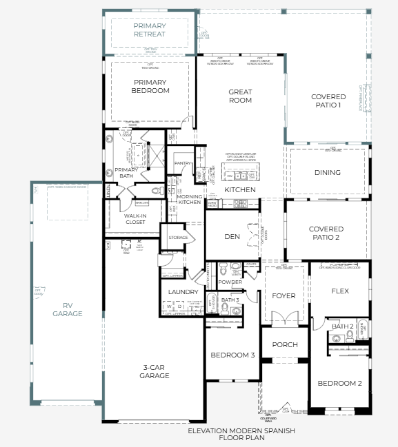 Plan 1024 | Lot 50 in Estates at Kings Ranch by Woodside Homes
