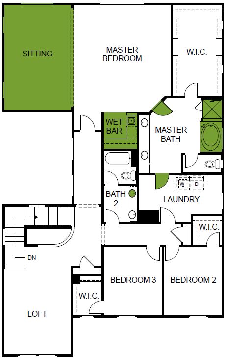 Enchantment at Eastmark_Lot 75_Second Floor
