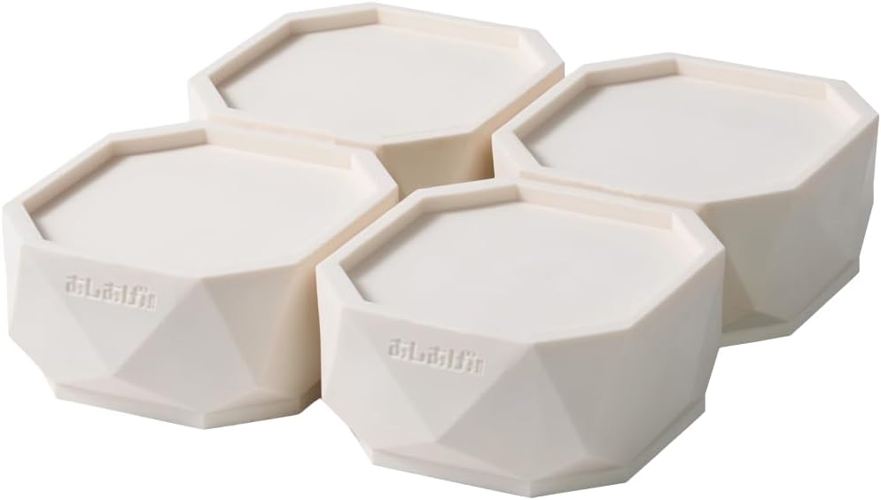 洗濯機かさ上げ台（防振・防音ゴムマット） TFi-9045 あしあげ隊 4個入り