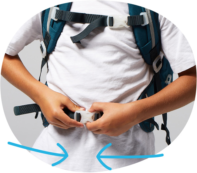 School backpack on sale with hip belt