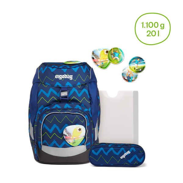 ergobag Unisex Kinder Prime School Backpack Set Rucksack 