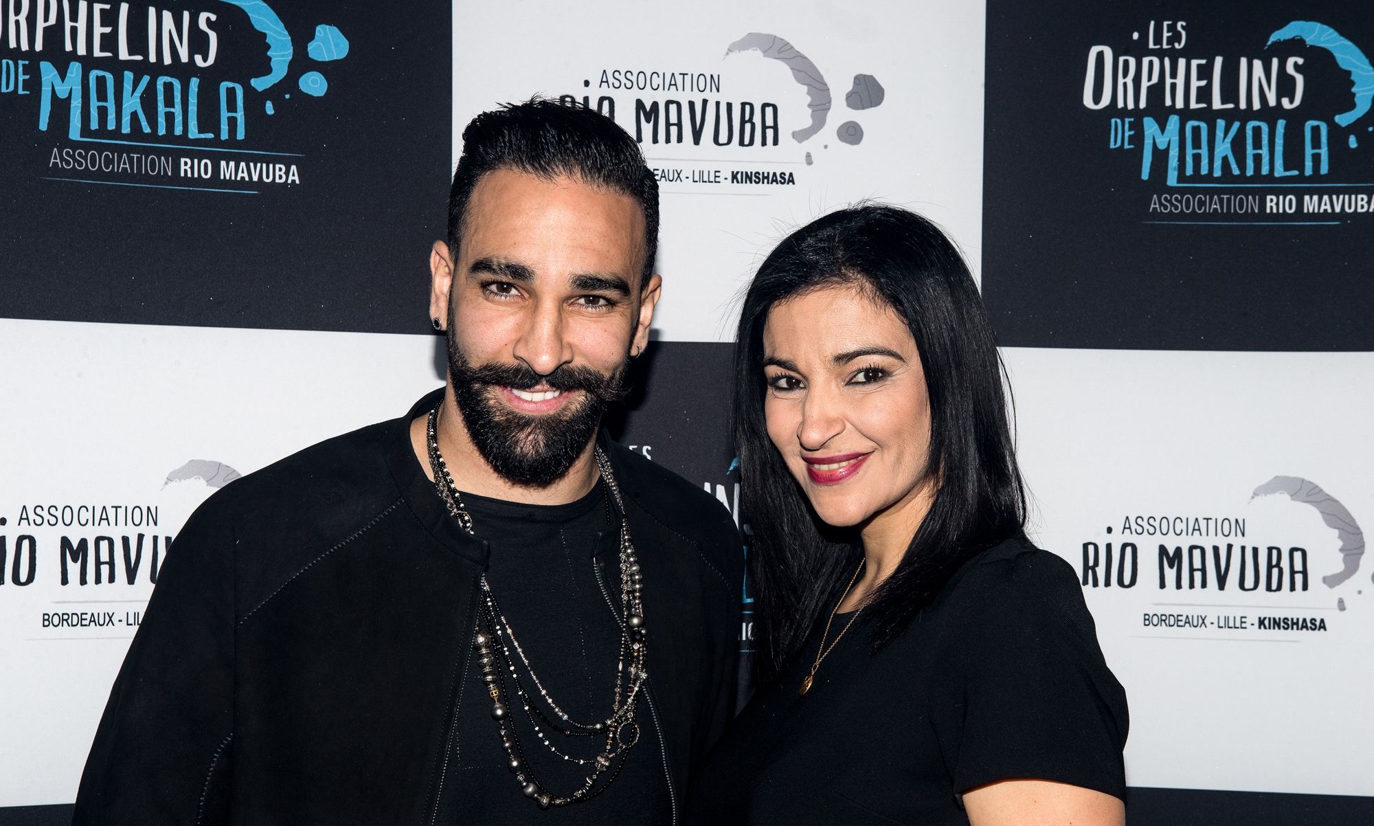 Adil Rami et sa soeur complices pour une soirée caritative avec Amel Bent