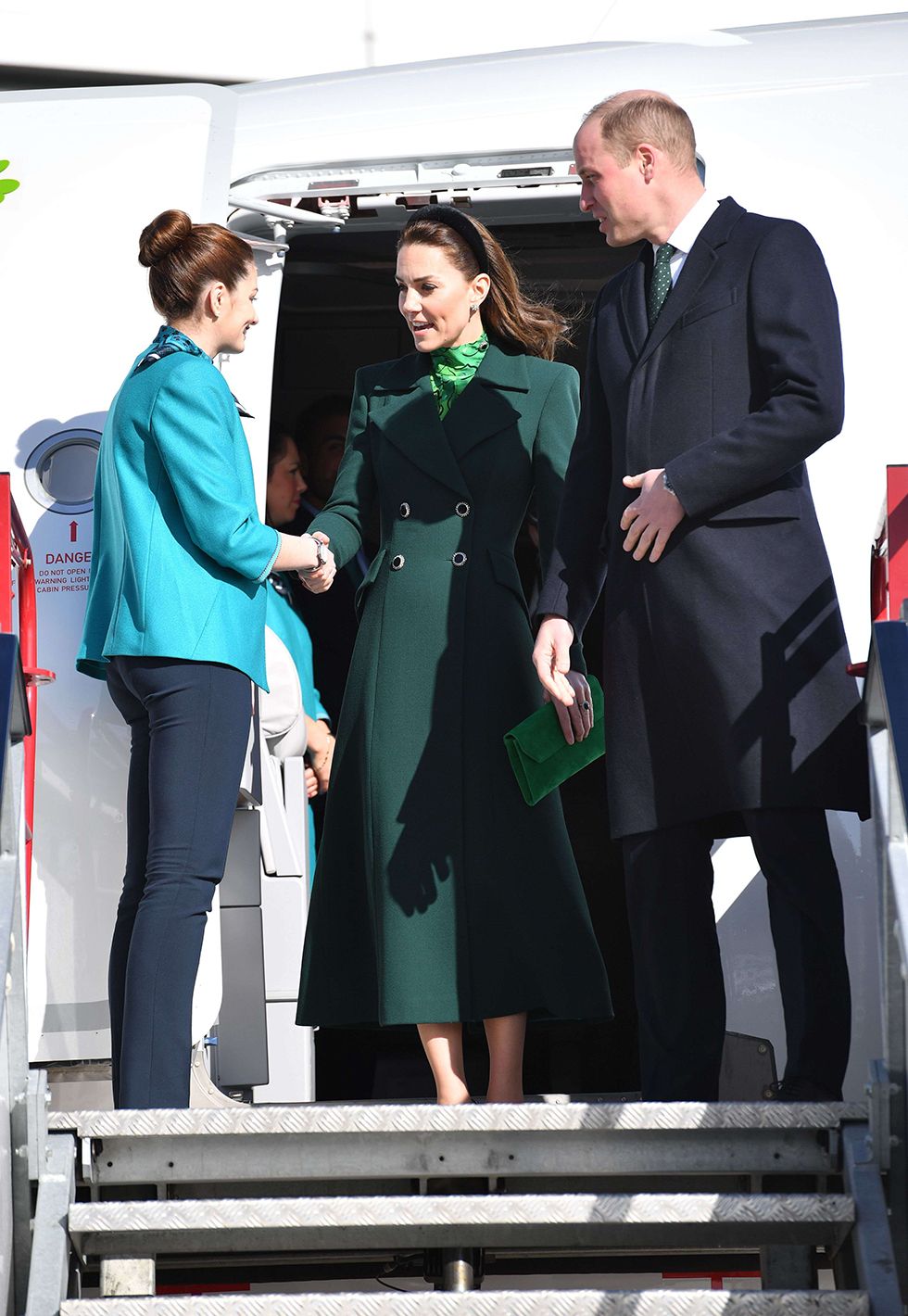 Kate Middleton, si radieuse pour son arrivée en Irlande avec William