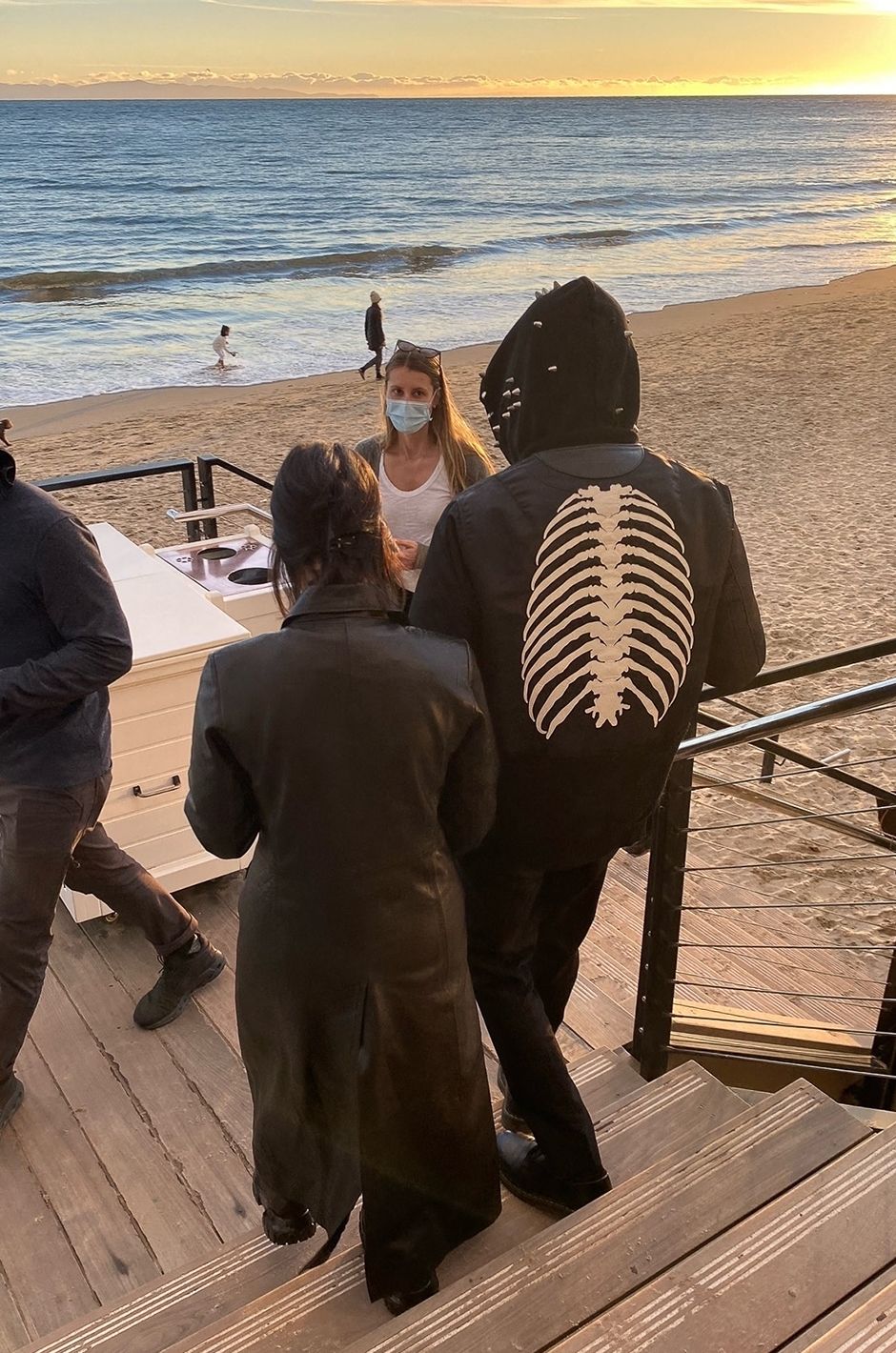 Kourtney Kardashian et son fiancé Travis Barker à Santa Barbara