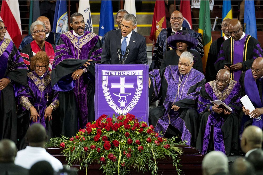 Barack Obama chante 