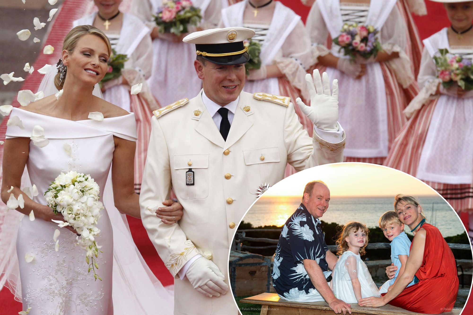 La princesse Charlène et le prince Albert II de Monaco partagent de ...