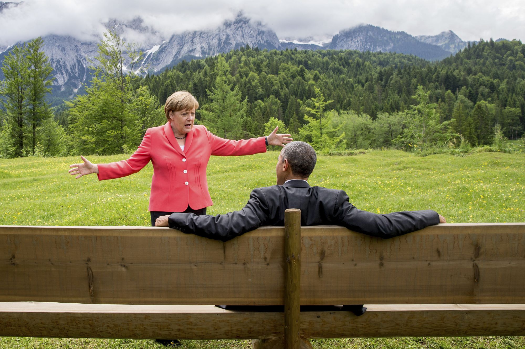 Barack Obama, président relax au G7