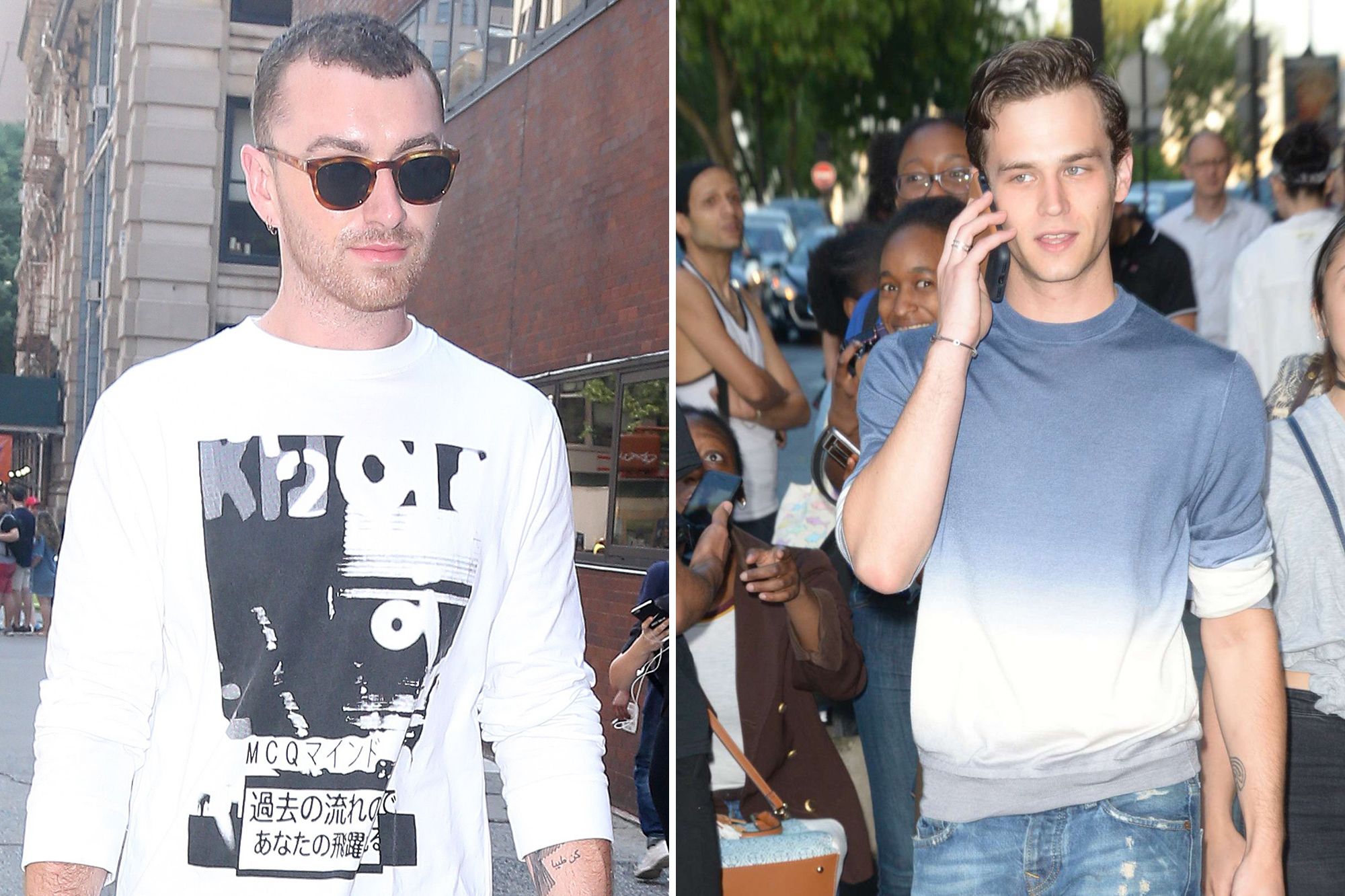 Sam Smith et Brandon Flynn : le baiser à New York