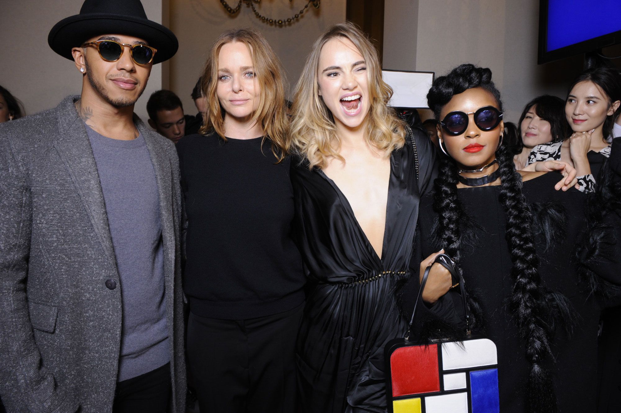 Stella McCartney bien entourée pour son défilé - Lewis Hamilton, Maria ...