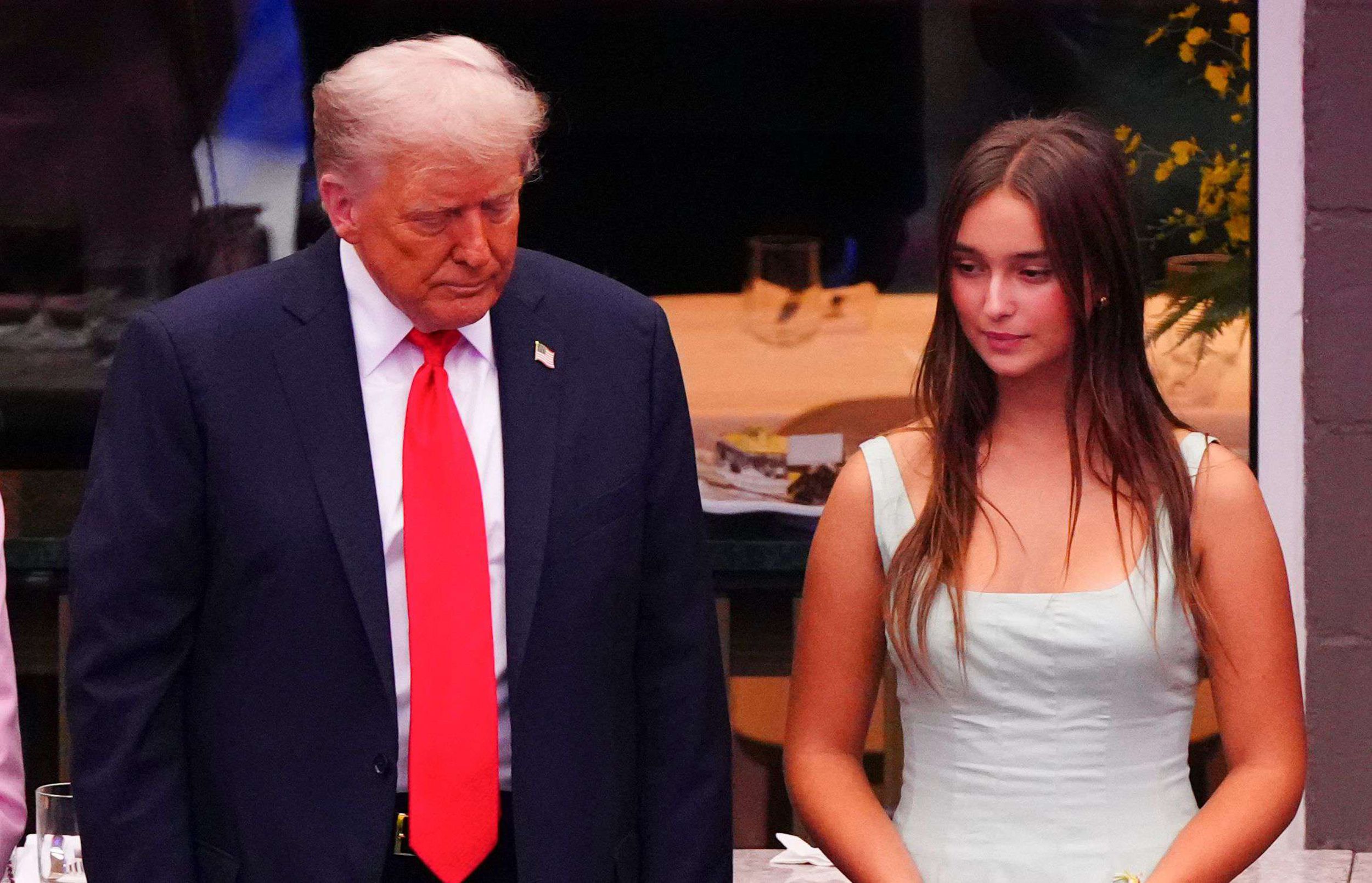 Donald Trump à l’US Open avec sa petite-fille Arabella… mais sans ...
