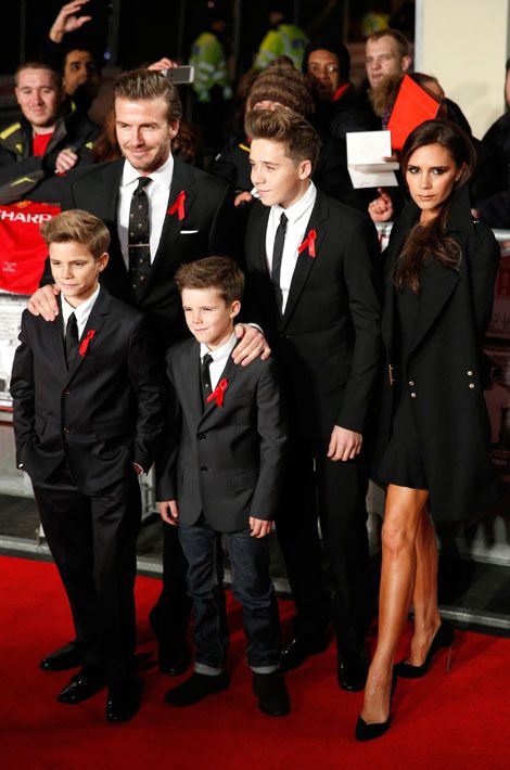 Le clan Beckham sur le tapis rouge - Classe 92