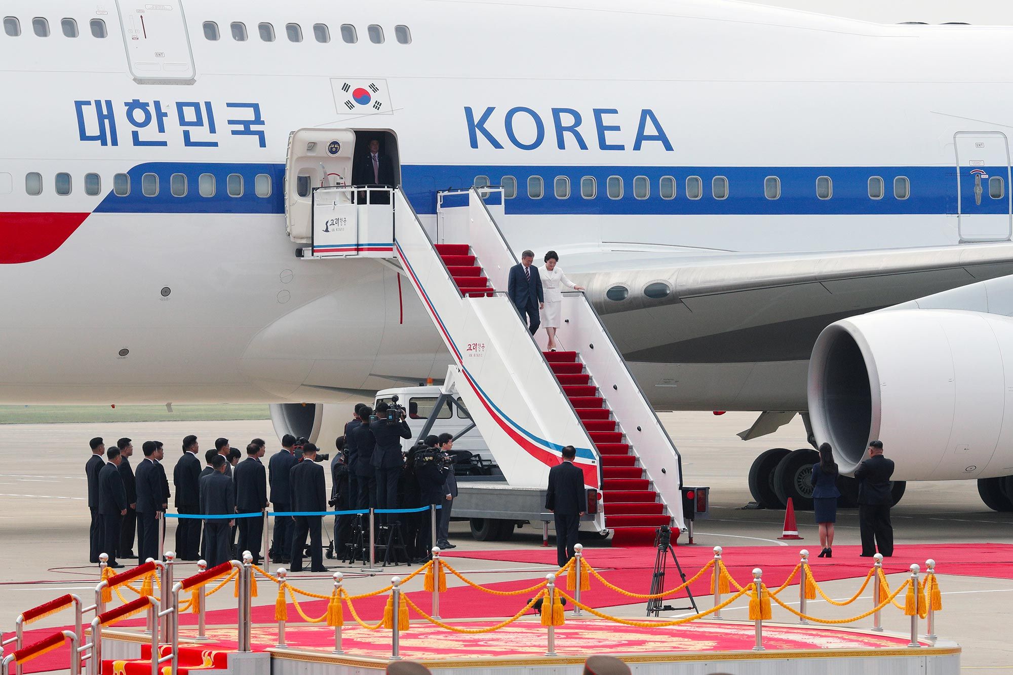 Kim Jong-un réserve un accueil chaleureux pour Moon Jae-in à Pyongyang