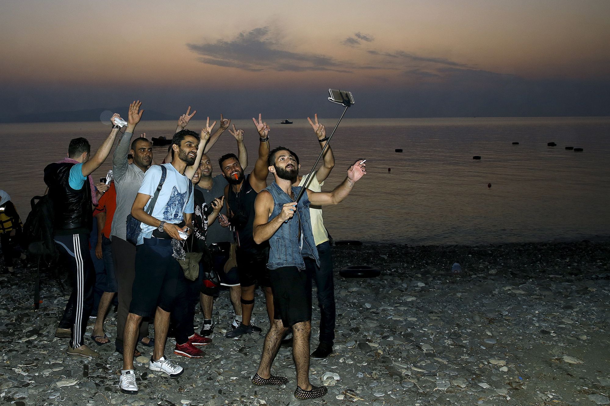 Le selfie de l’espoir - Migrants en Mer