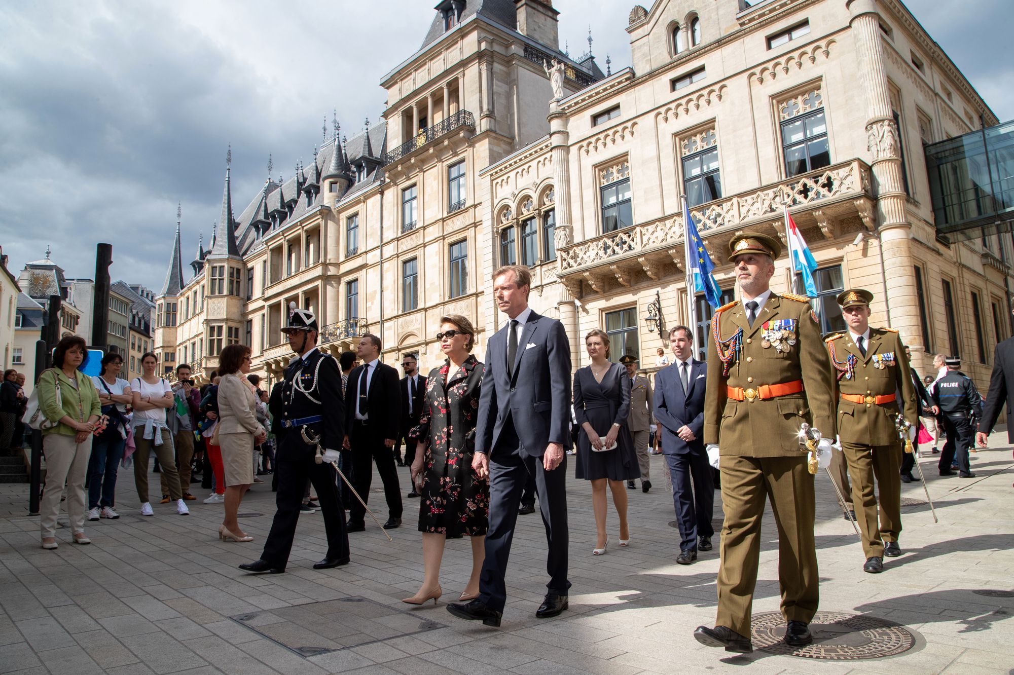 La famille grand-ducale de Luxembourg à la clôture de l’Octave mais ...