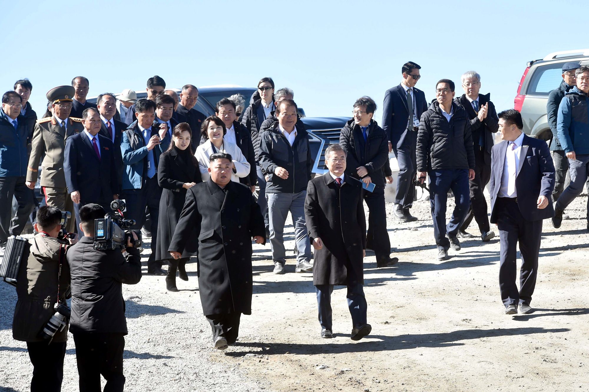 Kim Jong Un et Moon Jae-in unis dans le berceau spirituel de la Nation ...