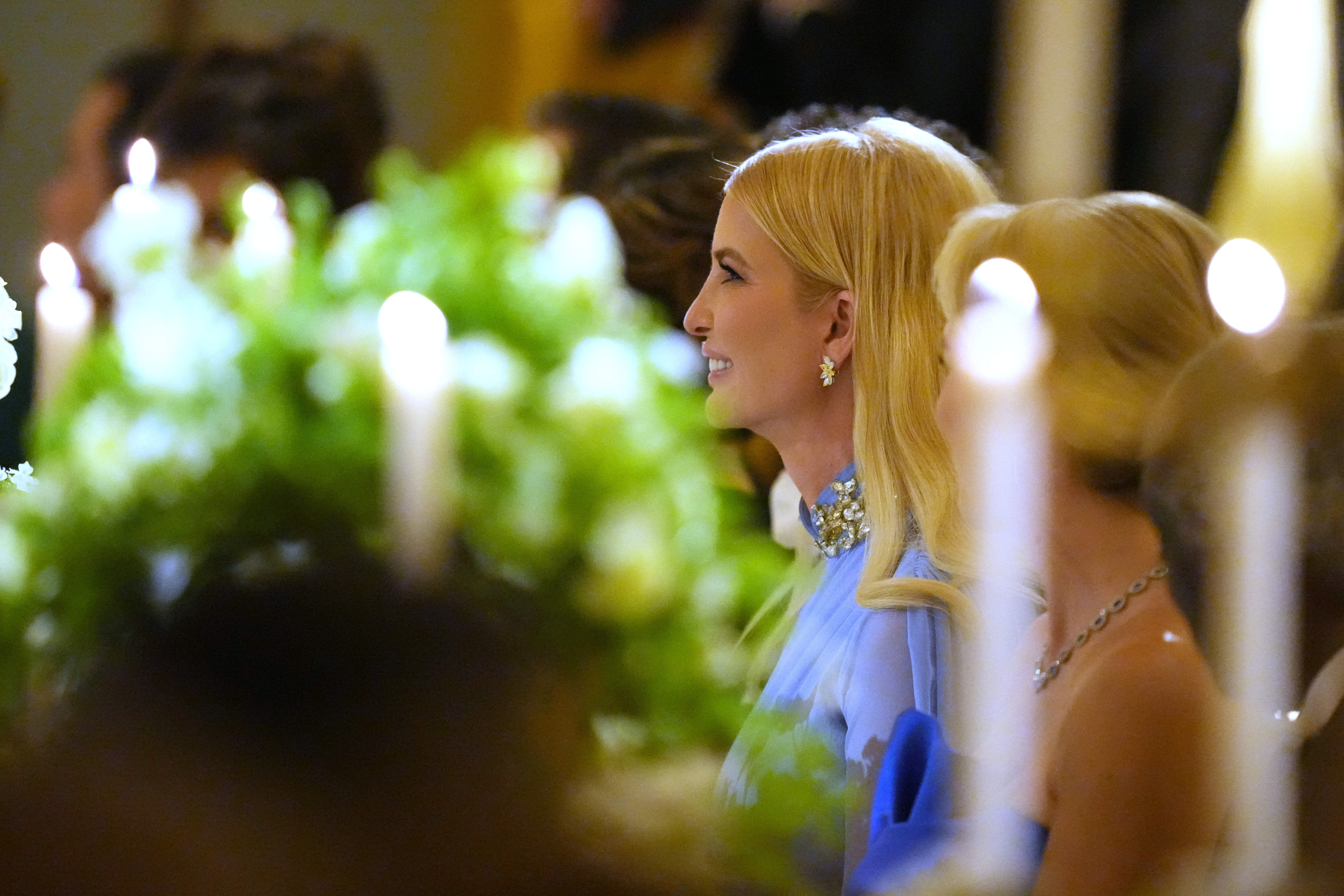 L'apparition très remarquée d'Ivanka Trump au dîner d'État en l'honneur ...
