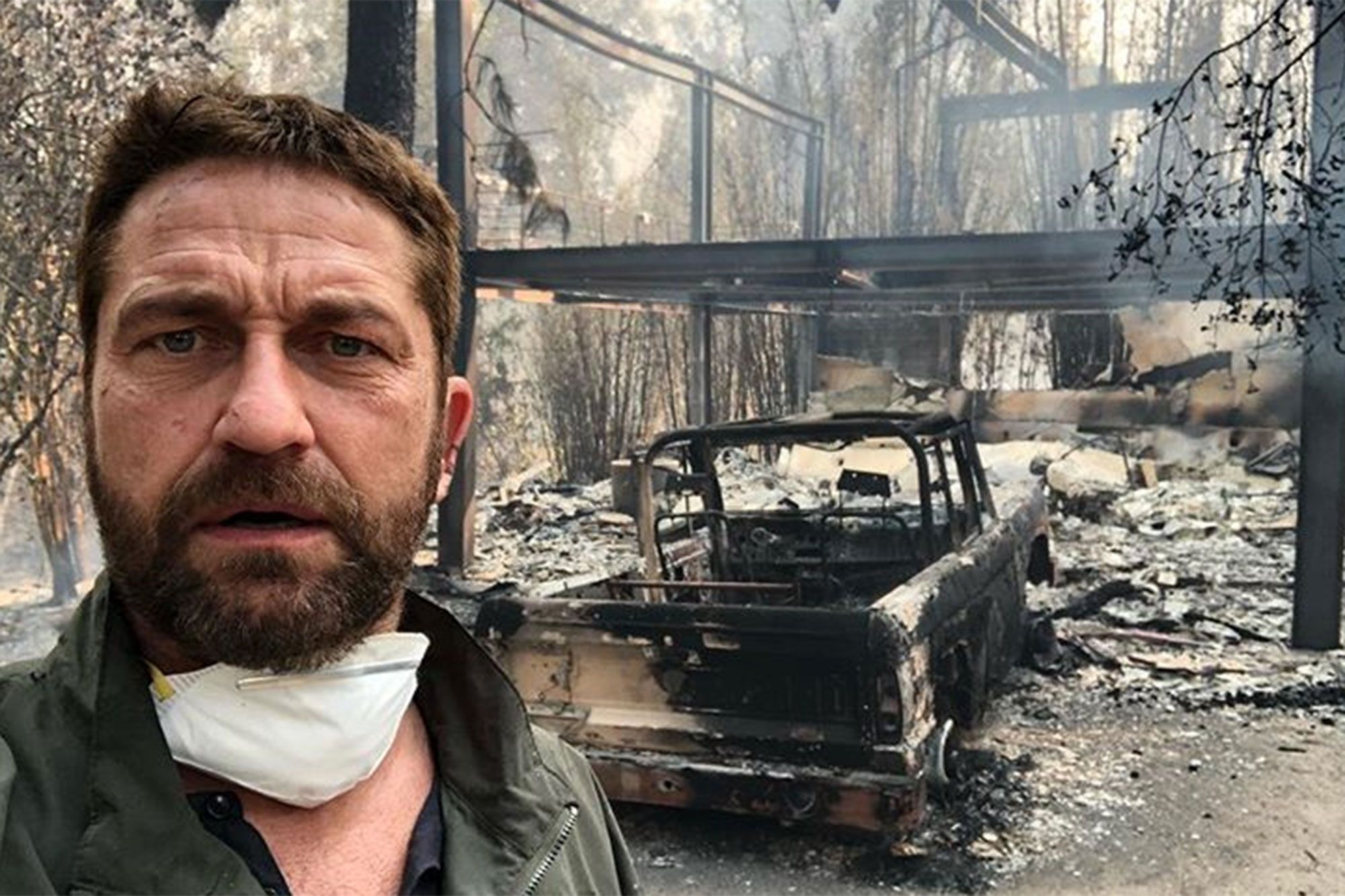 Kim Kardashian, Gerard Butler...les stars évacuent leurs maisons ...