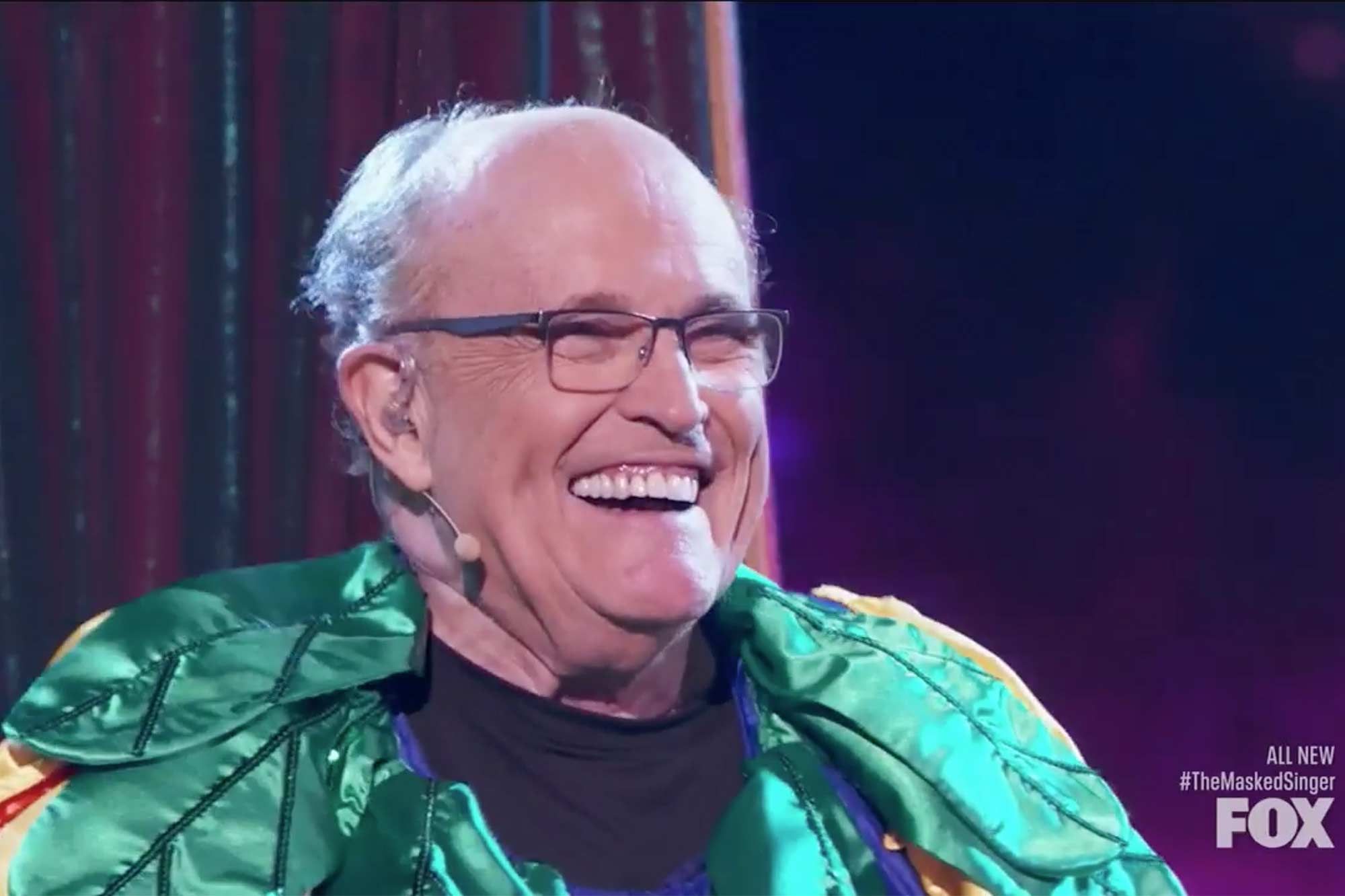 Rudy Giuliani, candidat démasqué dans «Masked Singer»