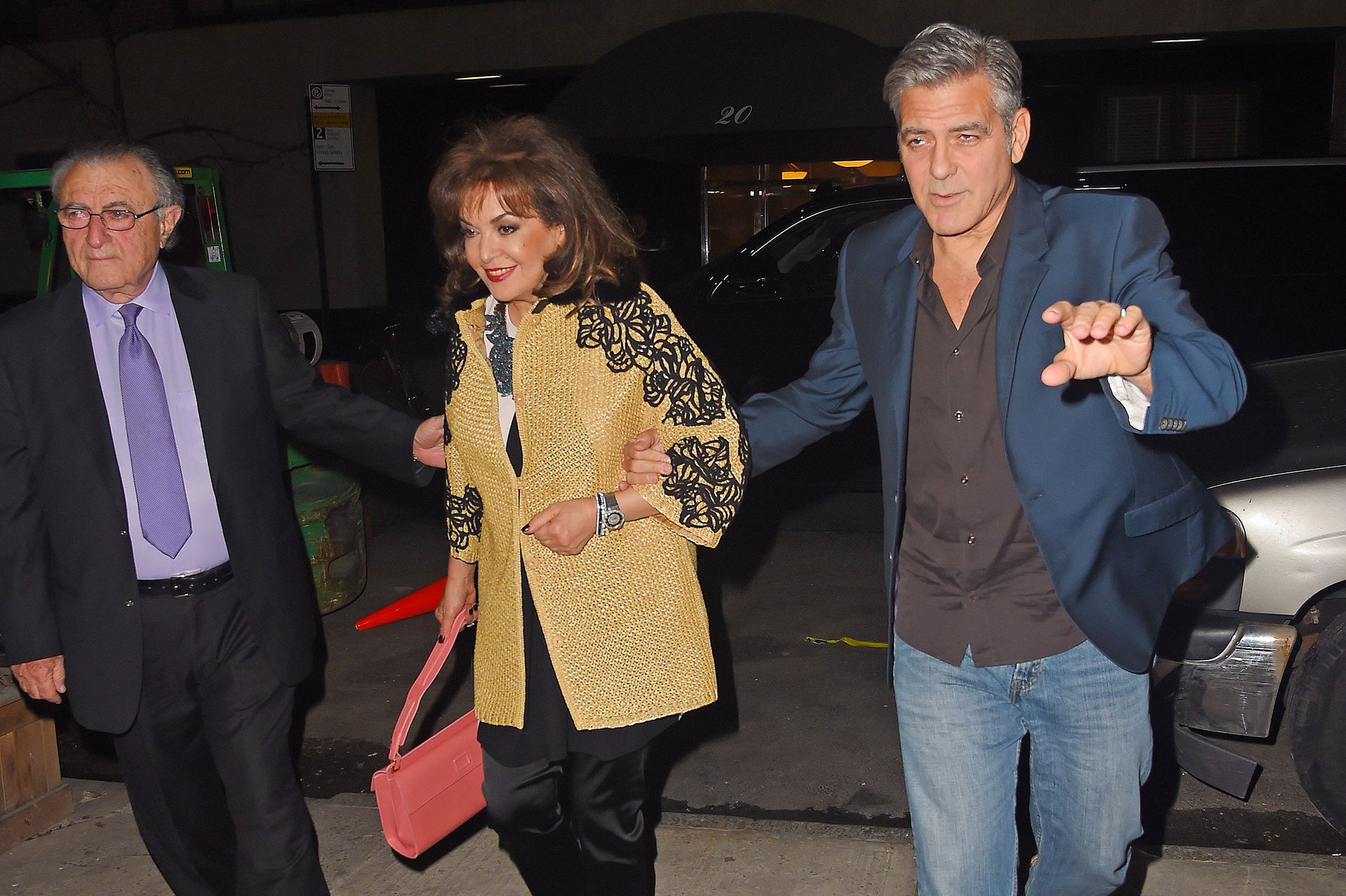 George Clooney, gendre galant avec les parents d'Amal - Dîner pour quatre