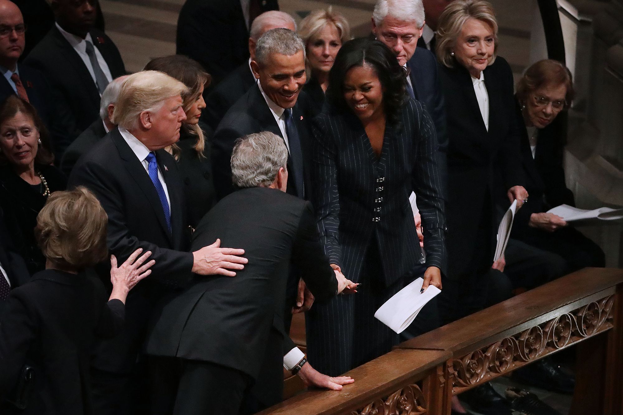 George W. Bush glisse encore une douceur à Michelle Obama
