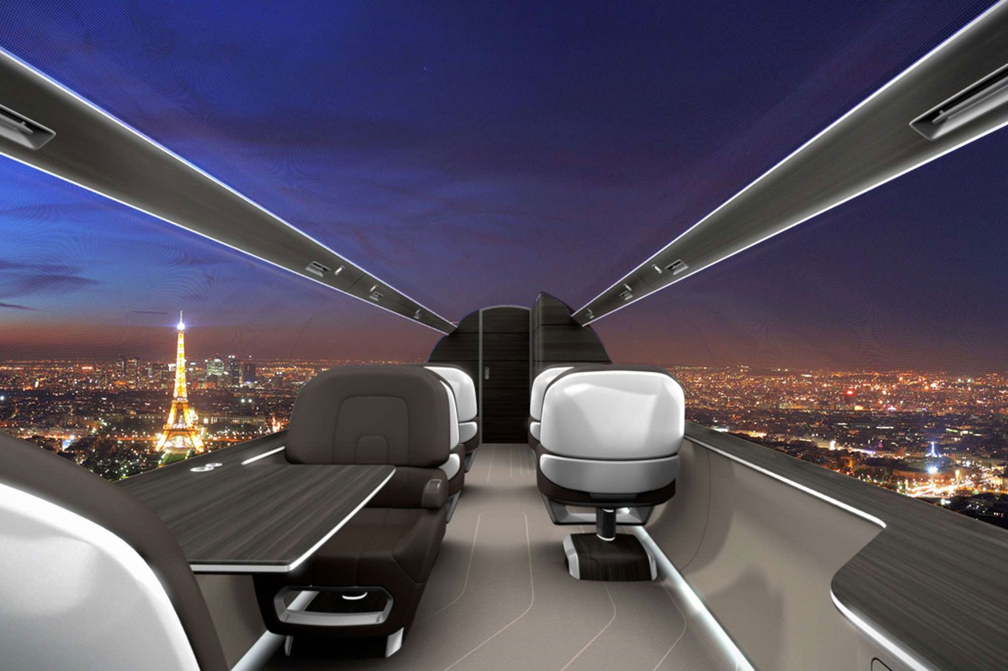 L’Ixion, un avion futuriste sans hublot - Innovation