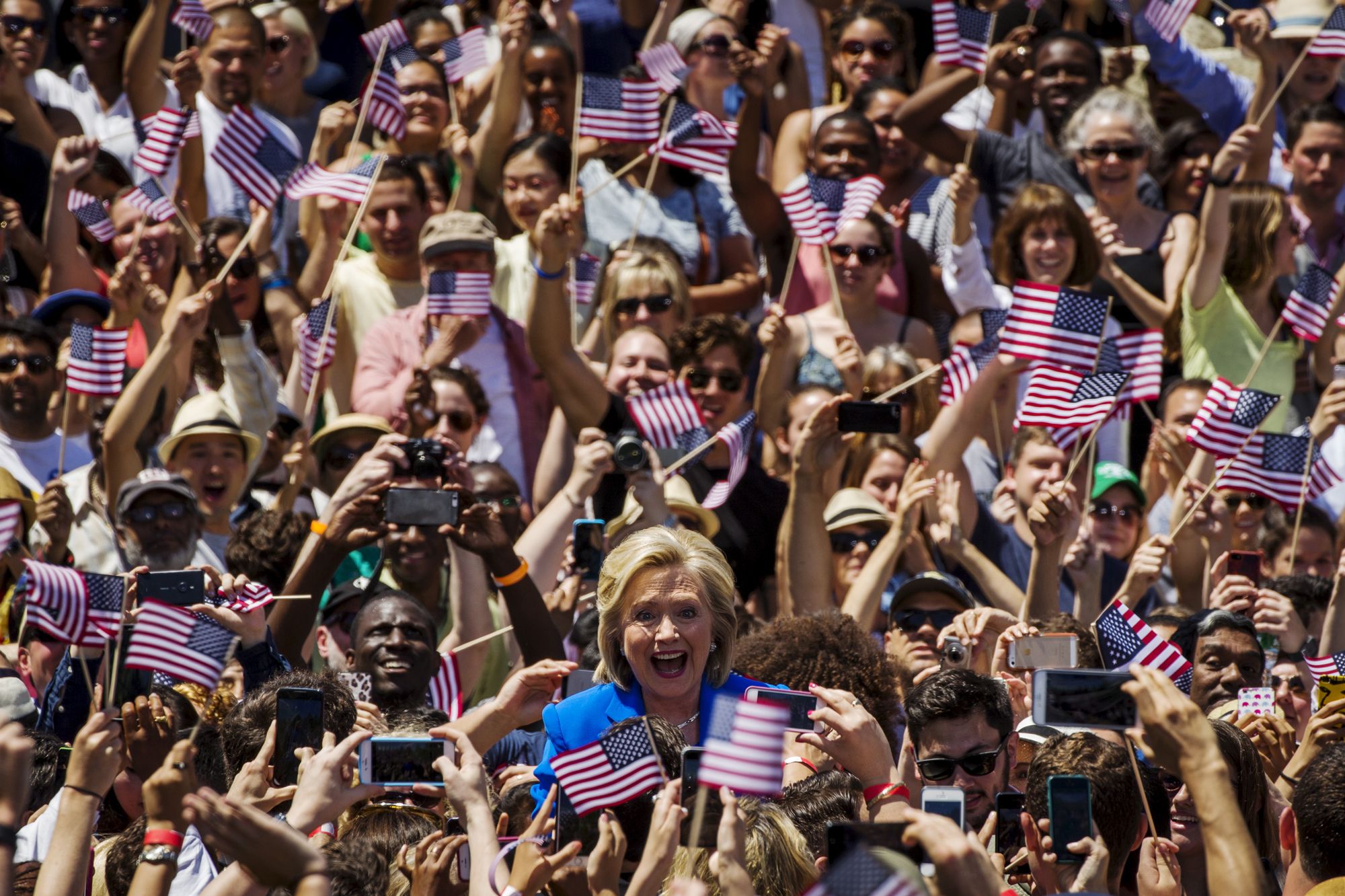 La campagne d'Hillary Clinton en 30 images