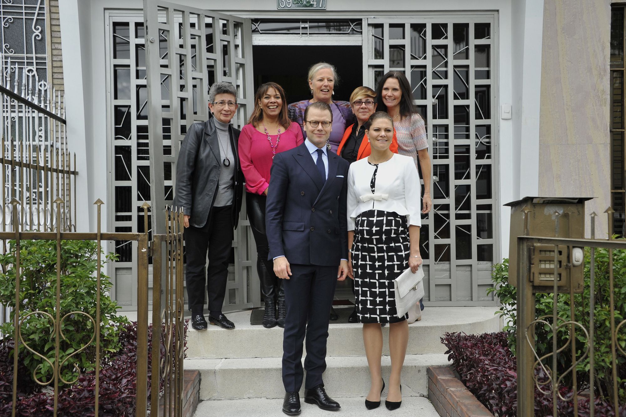 Victoria de Suède et prince Daniel en Colombie - Victoria met en valeur ...