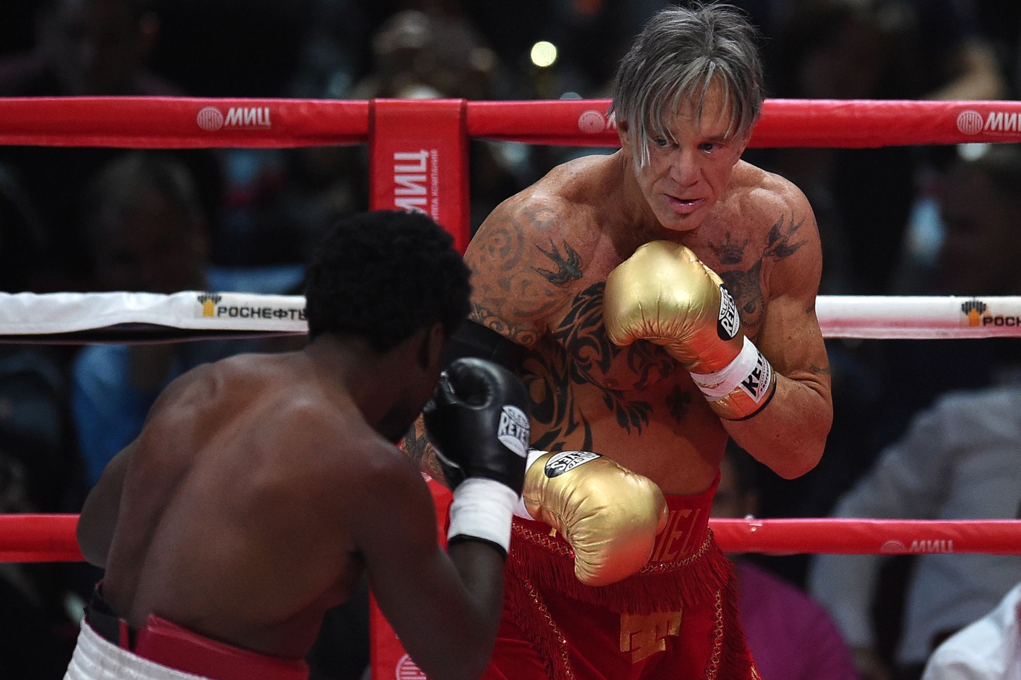 Retour gagnant sur le ring - Mickey Rourke