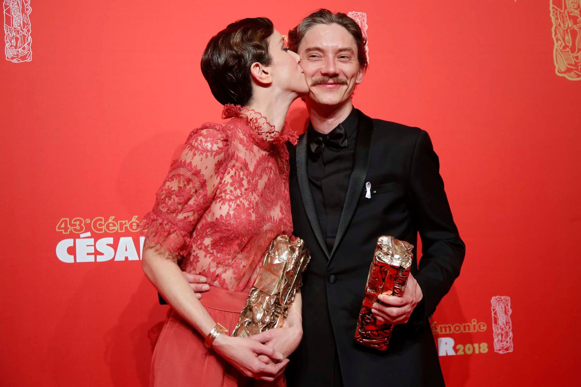 César 2018 : Swann Arlaud et Sara Giraudeau, notre coup de foudre