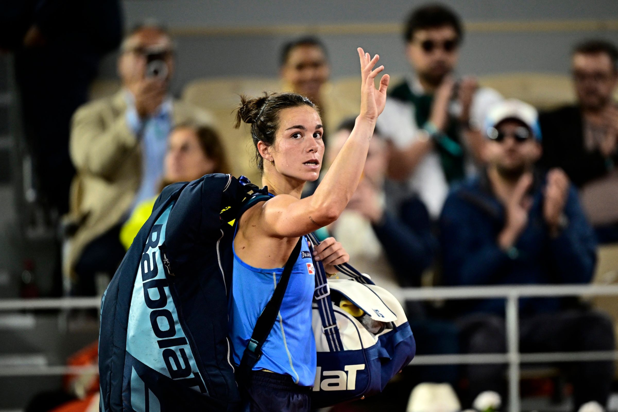Tennis : déception pour Lois Boisson, éliminée au premier tour des ...